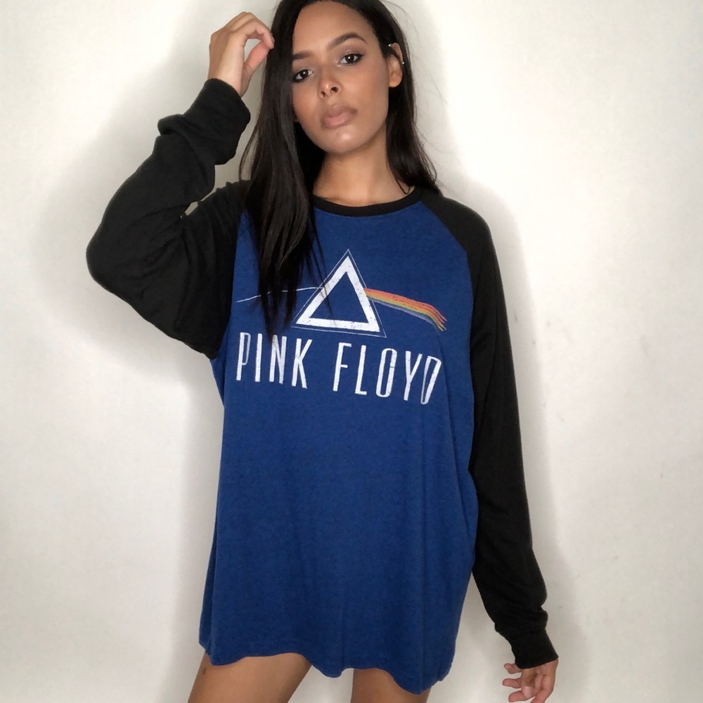 Pink Floyd logo long sleeve band shirt